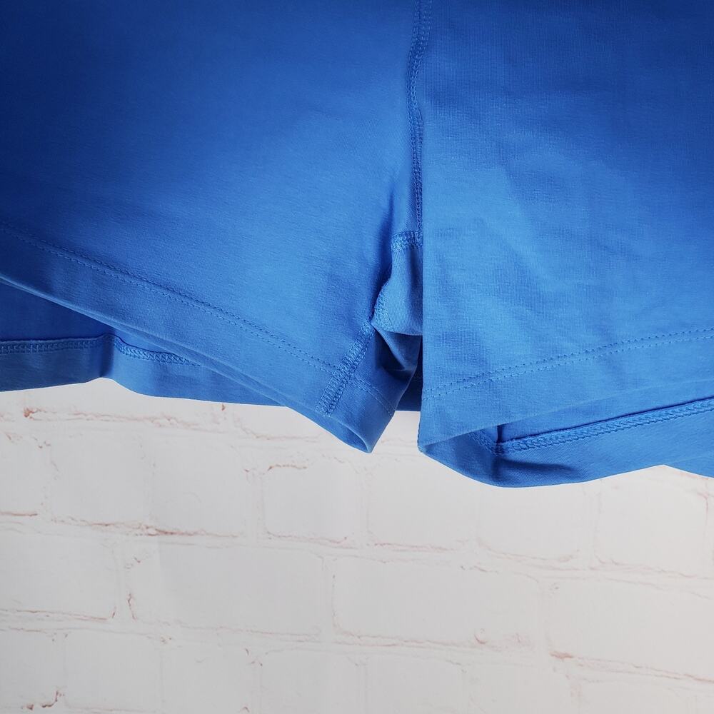 NEW Mate the Label Organic Stretch Pocket Skort Size L Lagoon Blue Pull On Mini - Picture 7 of 12